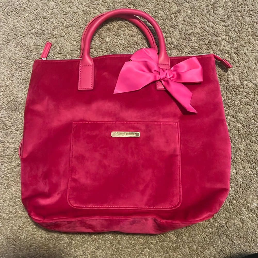Velvet Pink Juicy Couture Backpack
